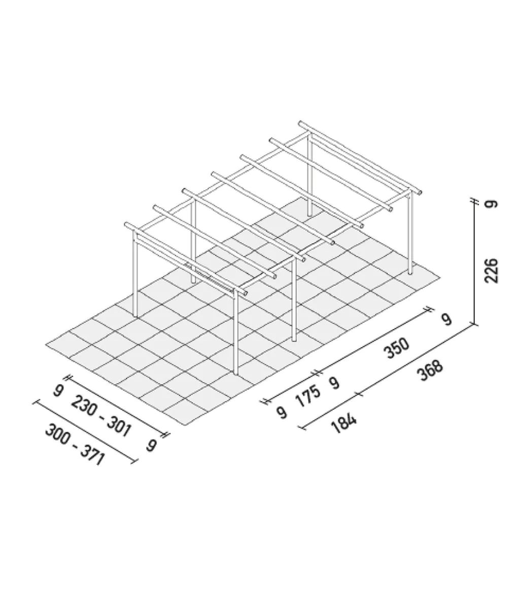 Nagi Freestanding Pergola