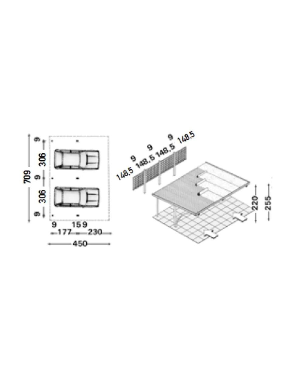 Covercar doppio 709 x 450