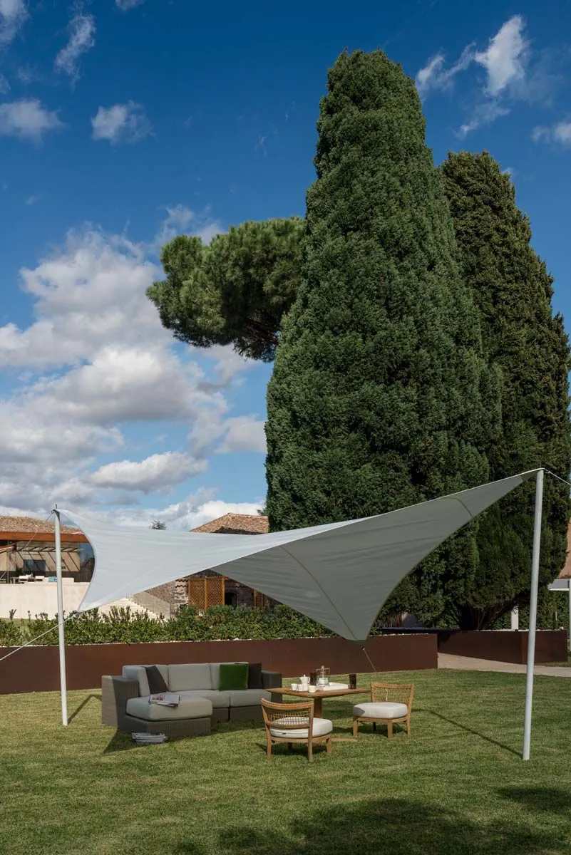 Vela Manta bianca cm 500 x 500
