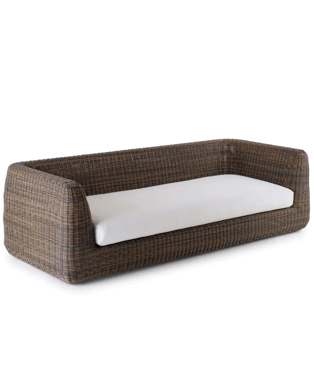 Agorà Sofa Tropical brown with cushions