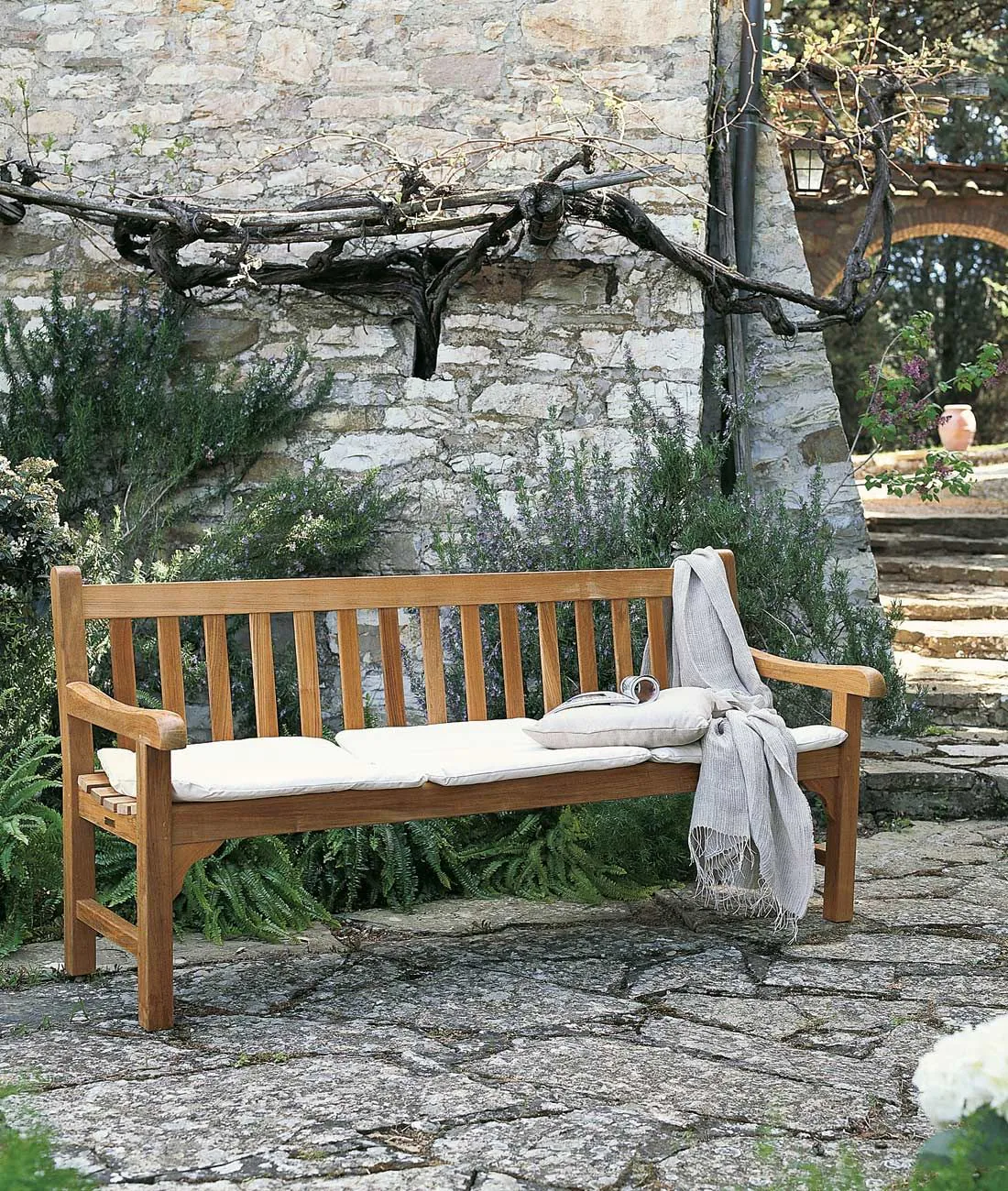 Divano Milton cm 183 di teak
