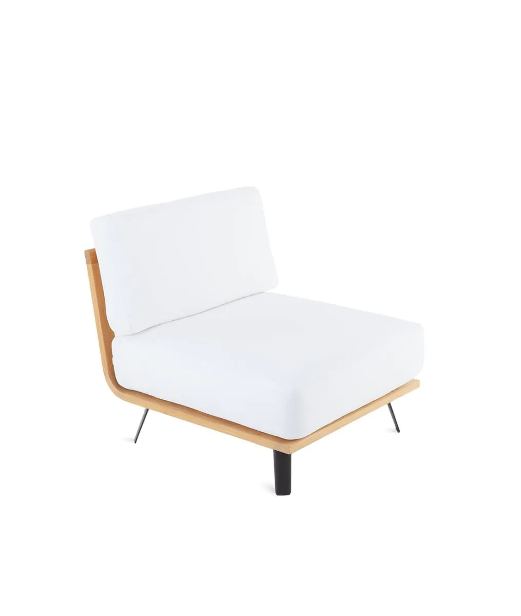 Modulo spalla Welcome in teak