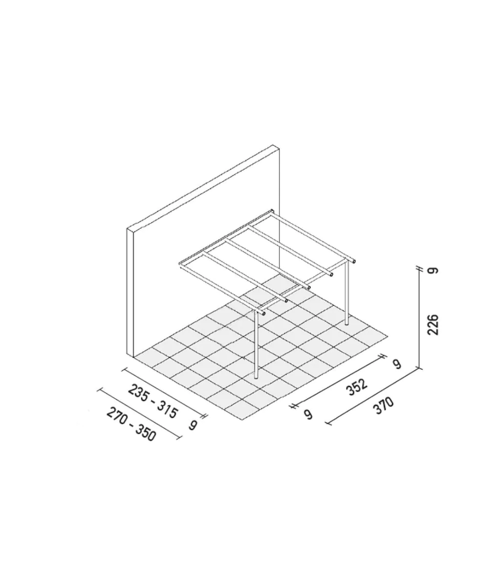 Nagi Attached Pergola