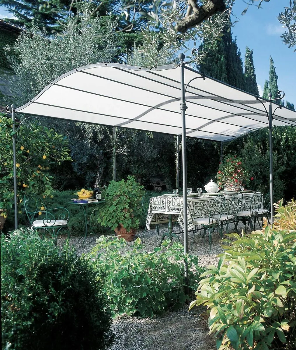 Telo impermeabile bianco pergola Solaire autoportante