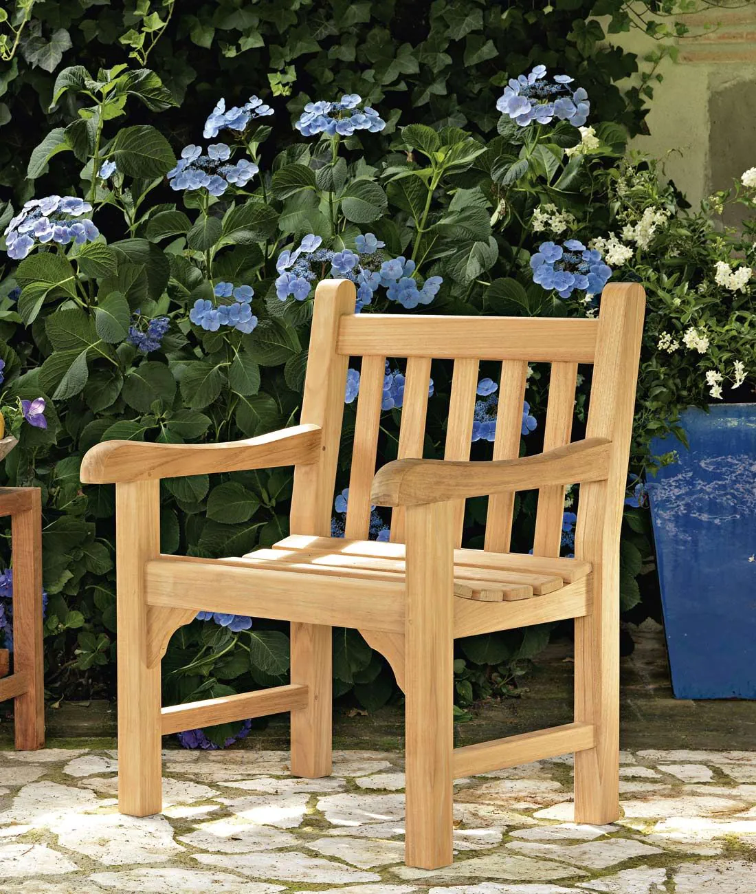 Sessel Chelsea aus Teakholz