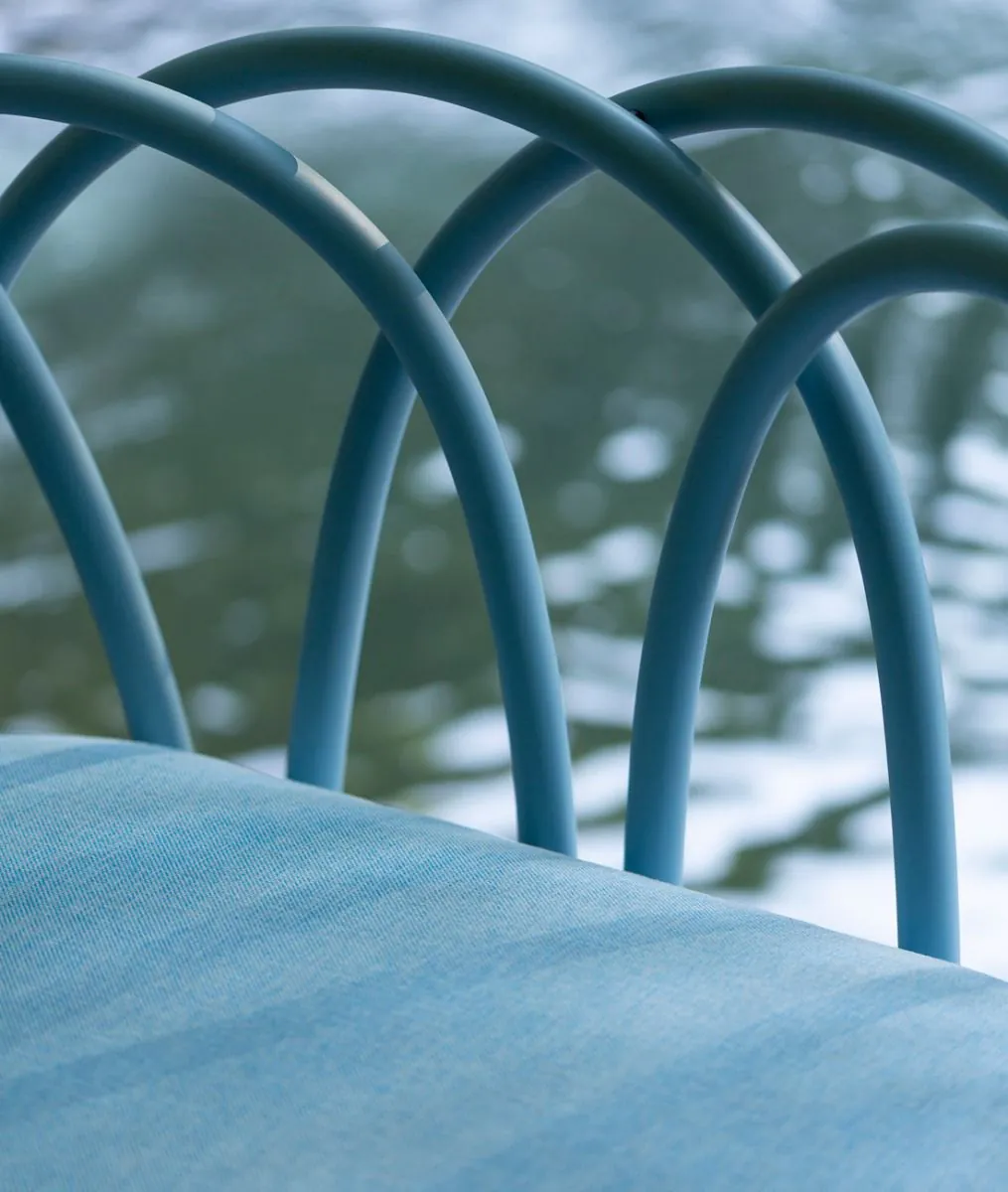 Les Arcs armchair structure in aluminium
