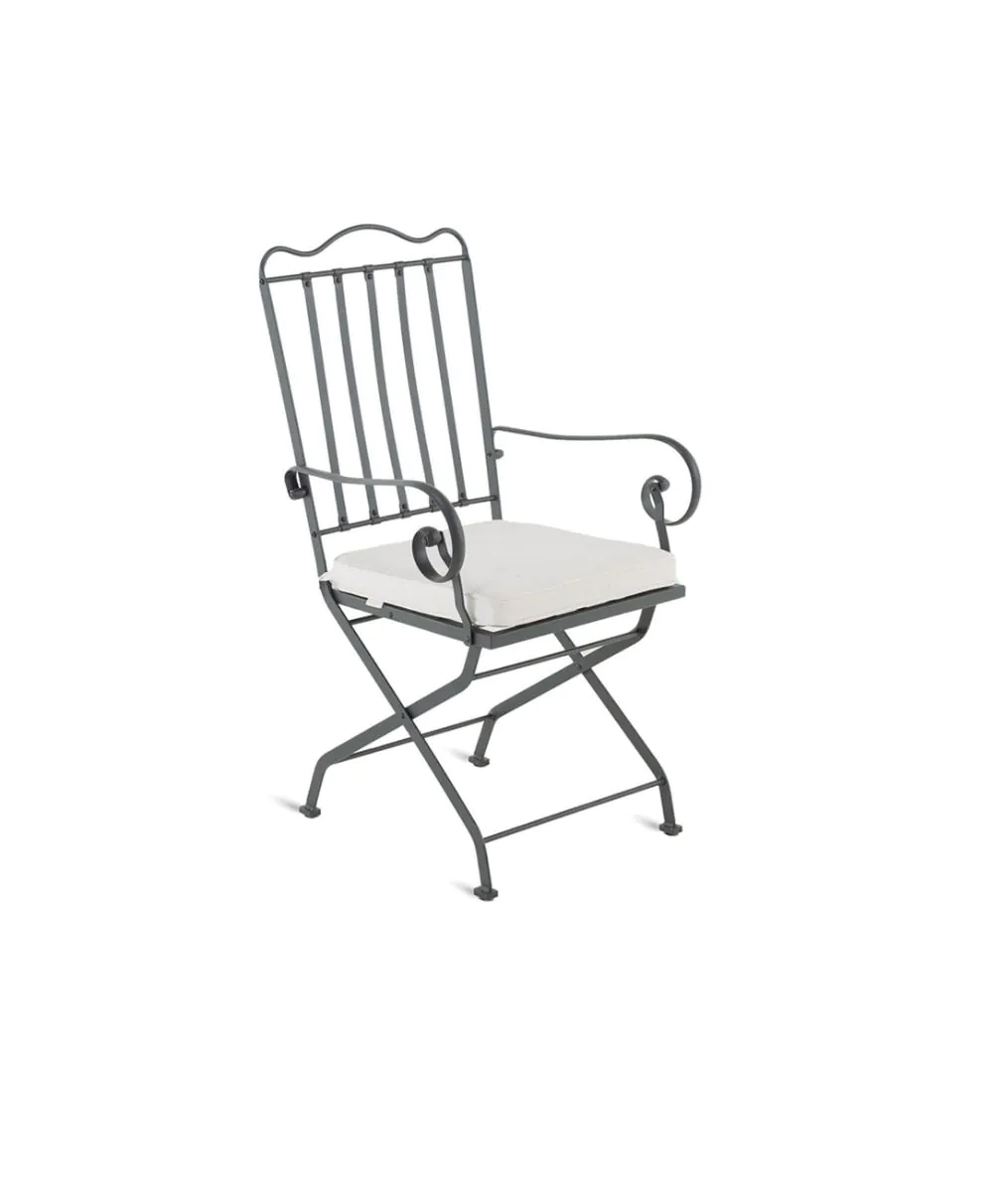 Small iron chair best sale