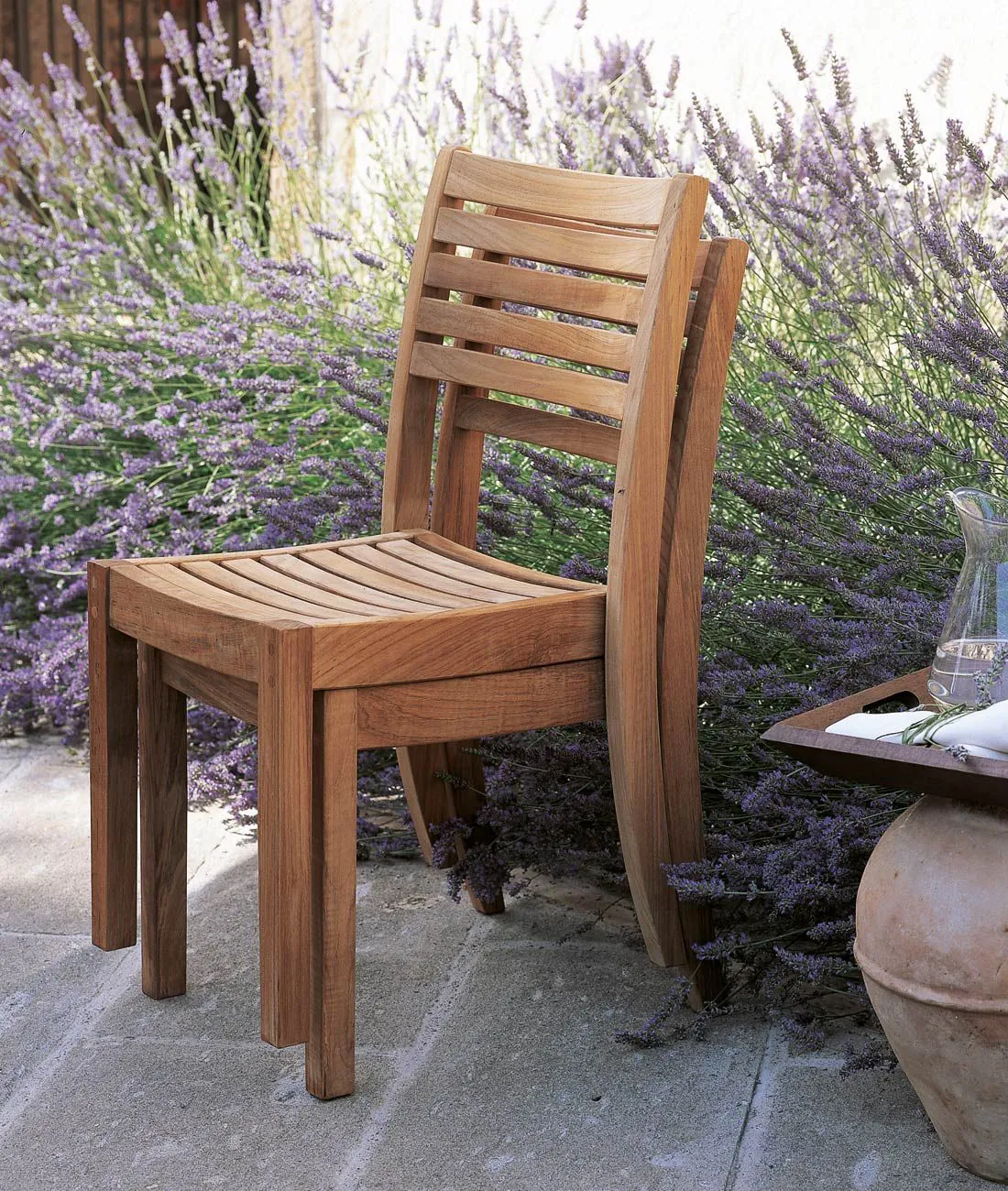 Chair stackable Chelsea in teak