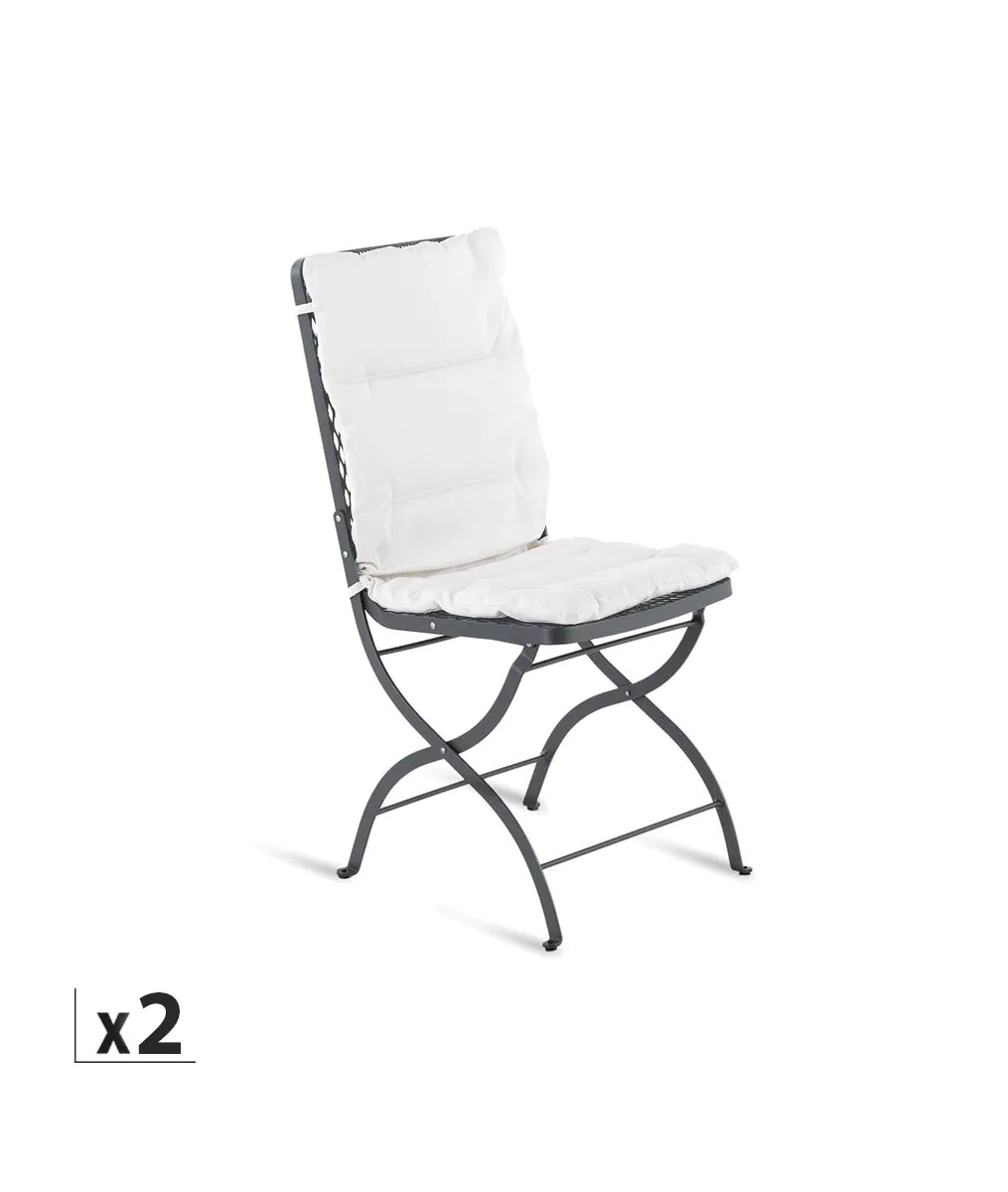 Offer – Set of 2 Aurora chairs with cushions