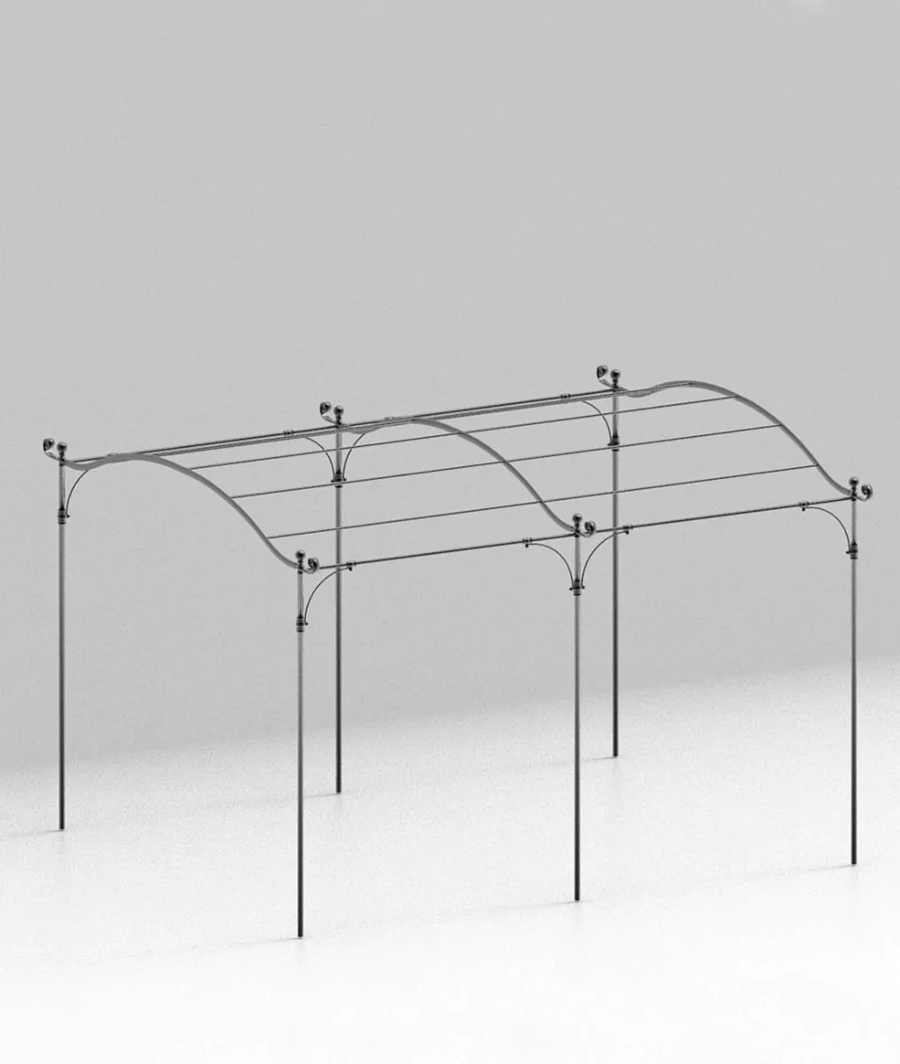 Gebogene selbsttragende Pergola Solaire