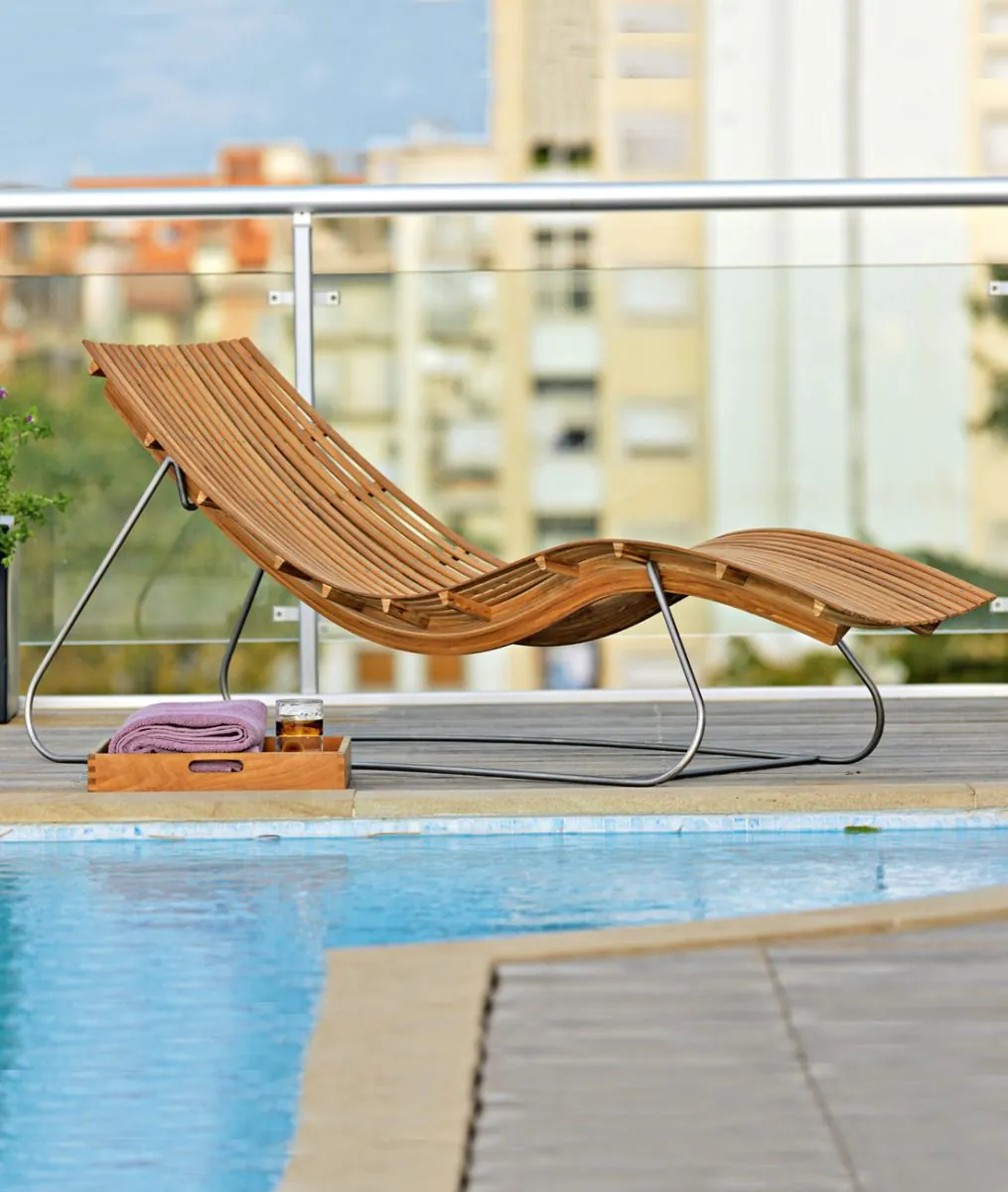 Chaise longue swing outlet