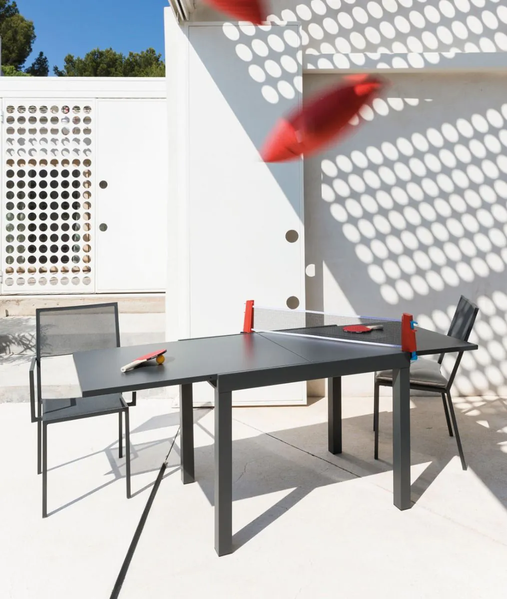 Table Conrad rectangulaire extensible 100 x 70 cm 