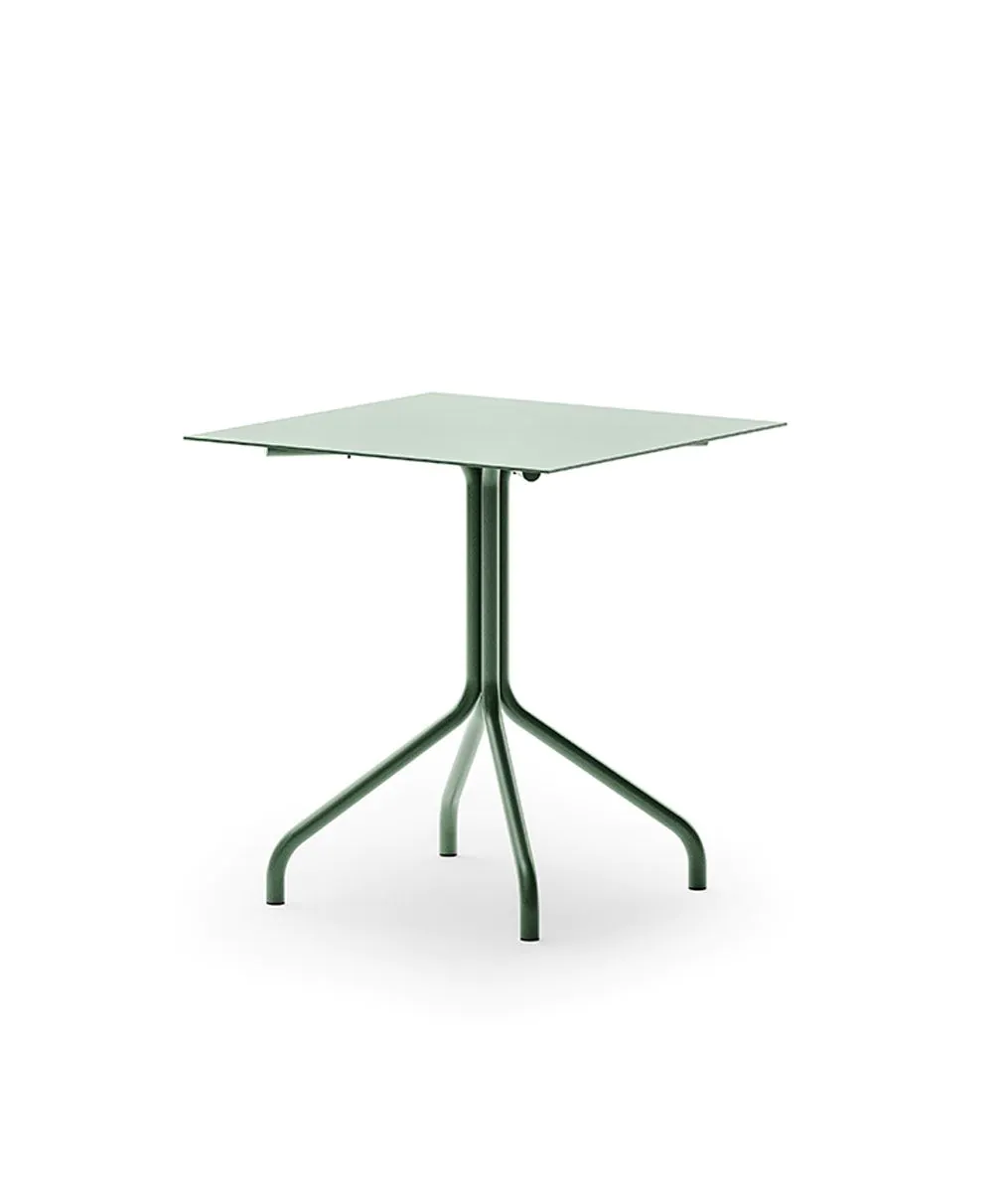 Salò Quadratischer Tisch aus Aluminium