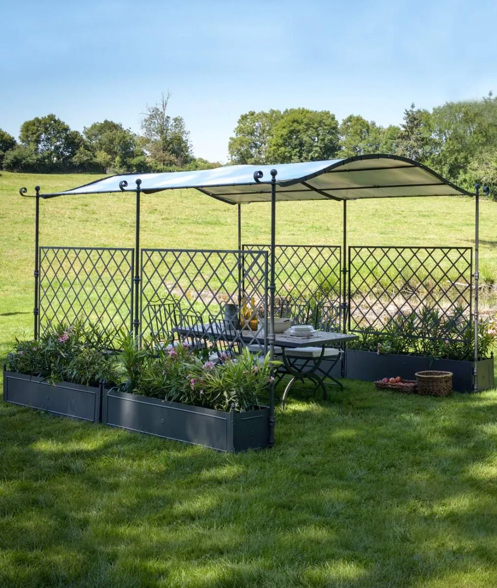 Telo impermeabile bianco pergola Solaire autoportante