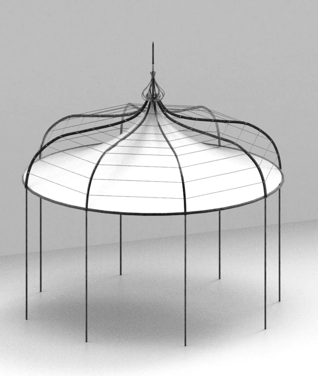 Plane wasserdicht für Pavillon Solaire rund