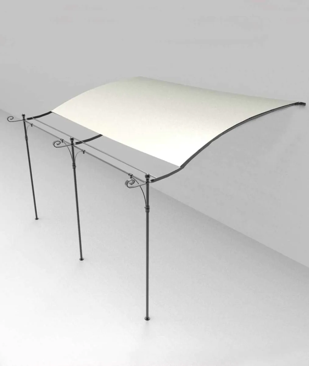 Sliding shades for Solaire curved attached pergola