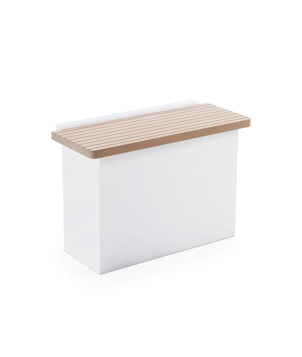 Sitzbank Urbn Balcony aus Iroko-Holz