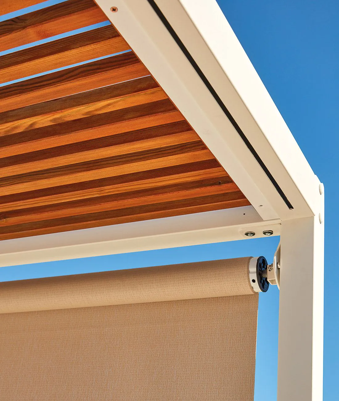 Copertura in listelli di legno modulo base Shibuya