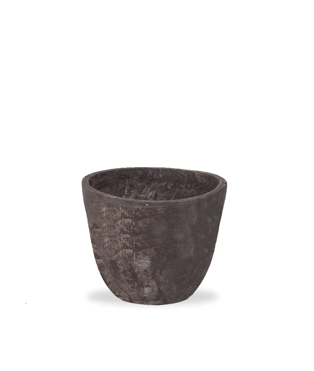 Garden pot in concrete and marble