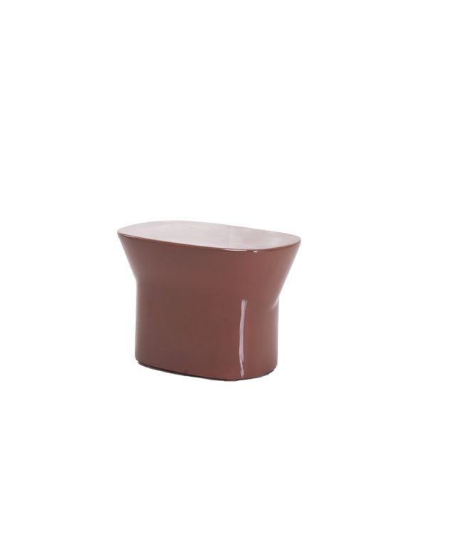 Sgabello basso Egadi in Fiberstone
