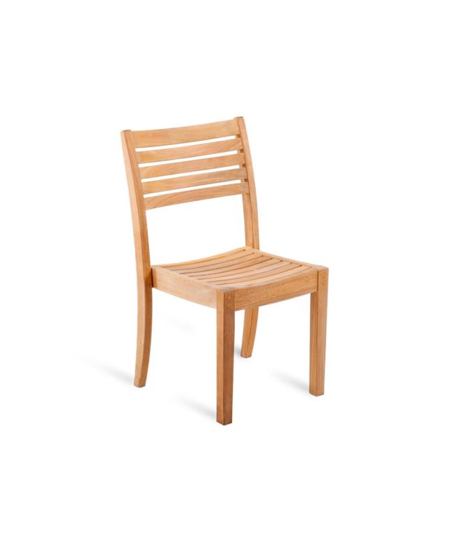 Chelsea stackable chair in teak