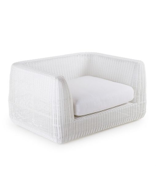 Agorà Armchair white with cushions