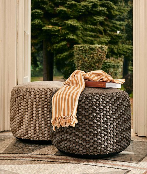 Gartenpouf aus Rope