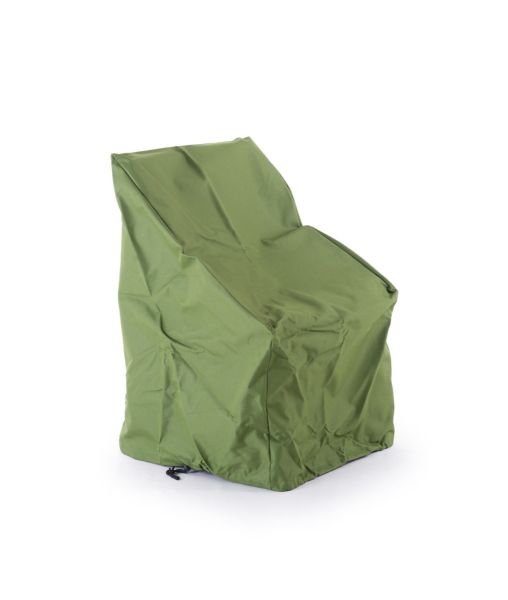 Housse verte pour chaise et petit fauteuil