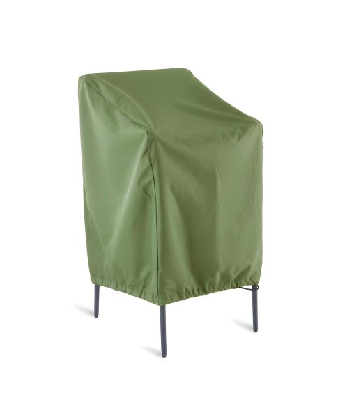 Housse verte pour tabouret Luce