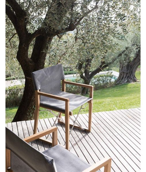 Poltroncina Cosette con telo di colore brown