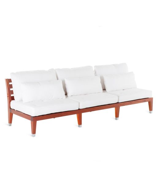 Sofa 3 seater C'est la Vie in mahogany