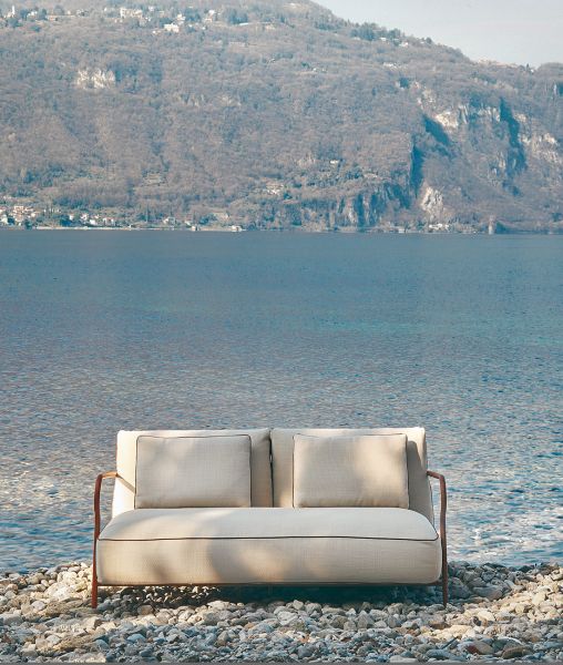 Salò 2-seater Sofa with seat and backrest cushion