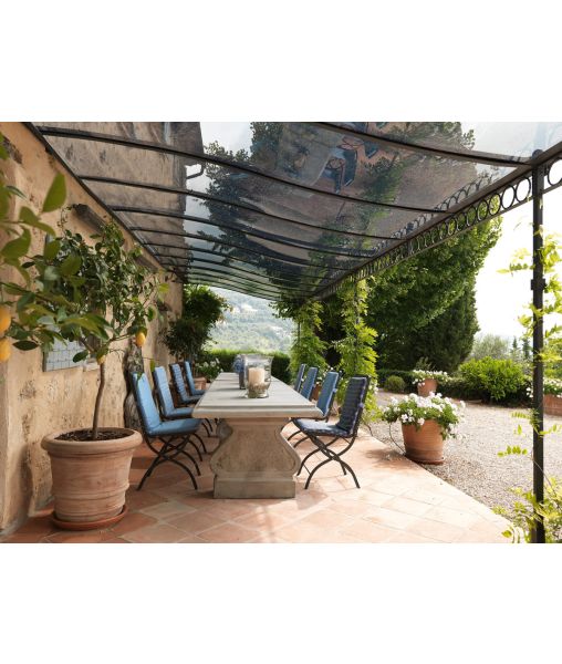 Tibisco attached double extension with polycarbonate roofing