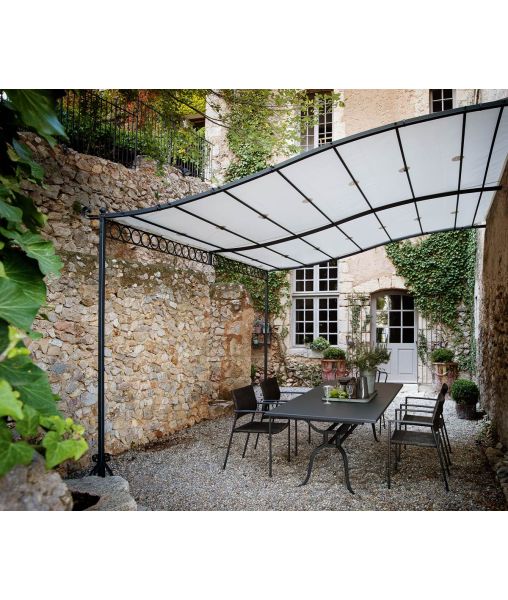 Pergola Tibisco adossée sans couverture