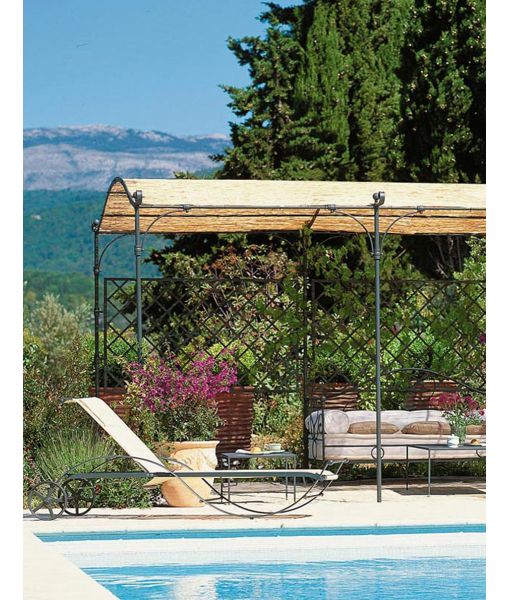 Extension pergola Solaire autoportée courbée