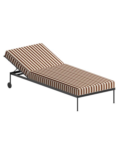 Igea iron sun lounger