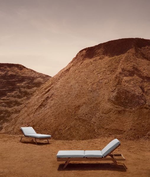 Sunlounger stackable Synthesis