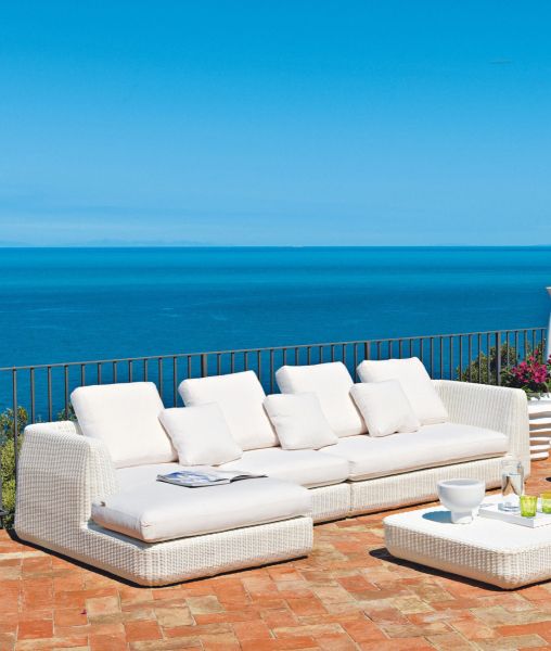 Agorà Backrest Module structure in WaProLace colour white Agorà Backrest Module structure in WaProLace colour white