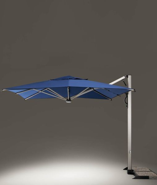 Levante square umbrella with led