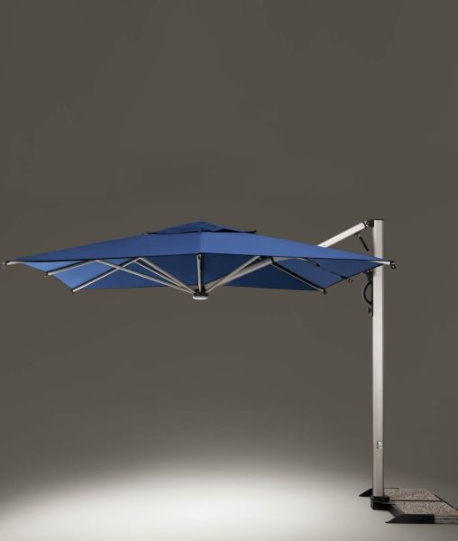 Parasol Levante carré avec led