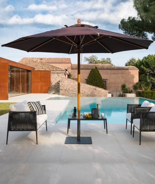 Parasol Lipari rond 400 cm