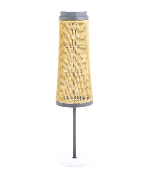 Solare standing light in graphite aluminium and cord