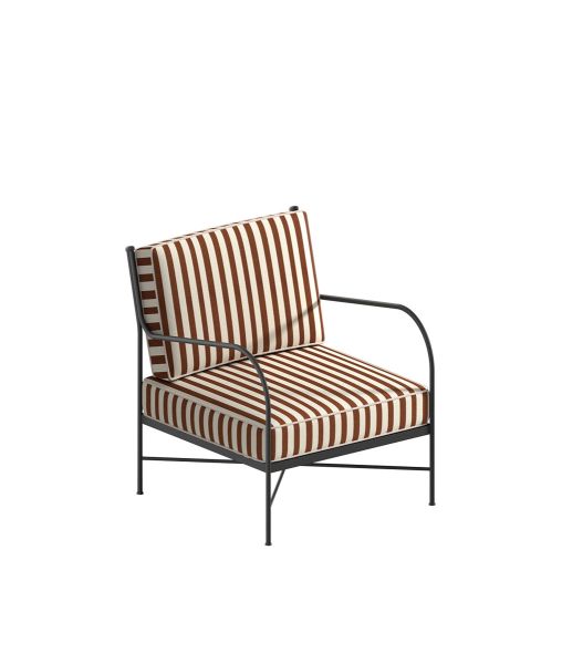 Igea Armchair in graphite Iron with cushions