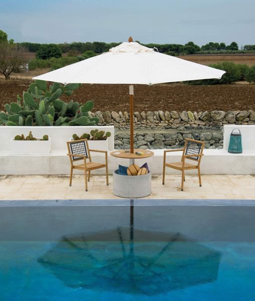 Round garden umbrella Lipari 350 cm