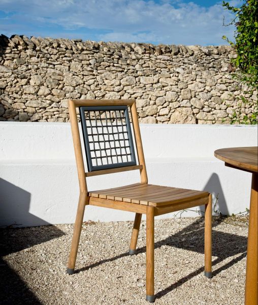 Back panel in cord for chair and small armchair Quadra