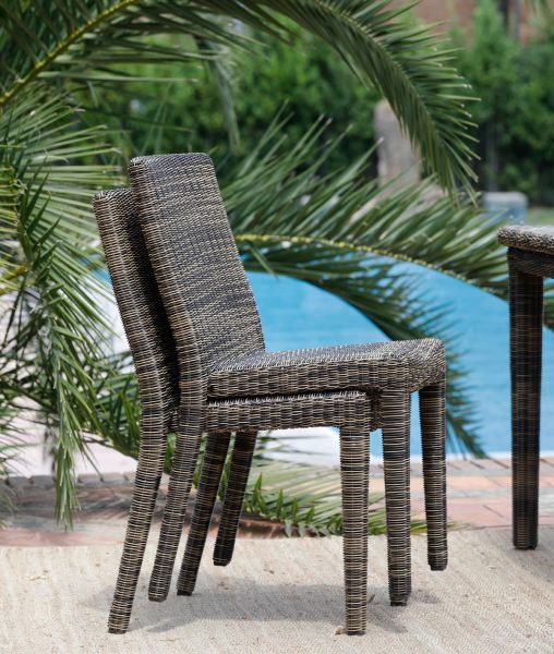 Agorà stackable chair in WaProLace