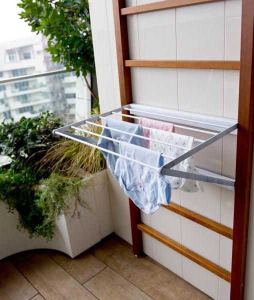 Wäscheständer aus Aluminium weiß Urbn Balcony 