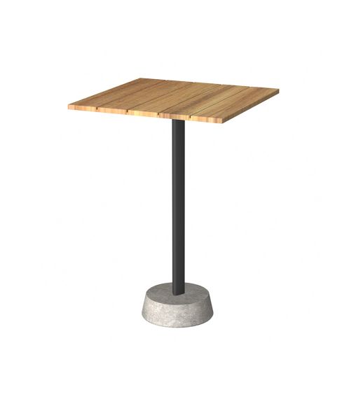 Tavoli Pertre h 110 cm: tavoli alti outdoor per bar e contract
