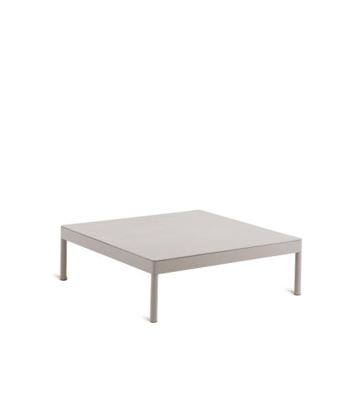 Table basse Les Arcs carrée en aluminium 