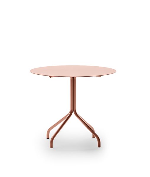 Salò round table in aluminum